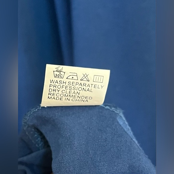 Blue Long-Sleeve Maxi Dress by Angashion - Picture 6 of 15